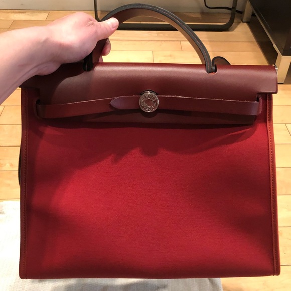 Hermès Kelly 28 Burgundy Bag In Box Leather